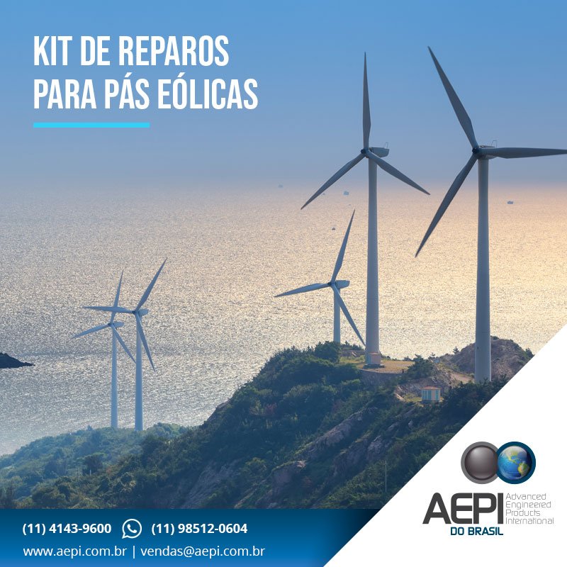 Kit de Reparos para Pás Eólicas